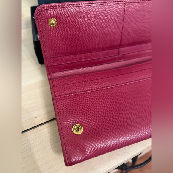 Prada Saffiano Leather Continental Wallet - Picture 13 of 15